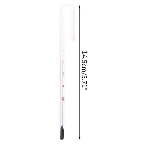 Aquarium Glass Thermometer With Hook Fish for Tank Reptile Box Accessories Suppl - Picture 8 of 8
