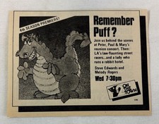 1981 KNXT tv ad~ On The Town REMEMBER PUFF THE MAGIC DRAGON?