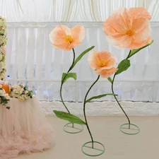 3PC Artificial Flower Bouquet Flower Bridal Wedding Supply Home Decor Champagne