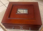 THE PROOF FRANKLIN SILVER HALF DOLLAR COLLECTIN LOVELY WOODEN CASE