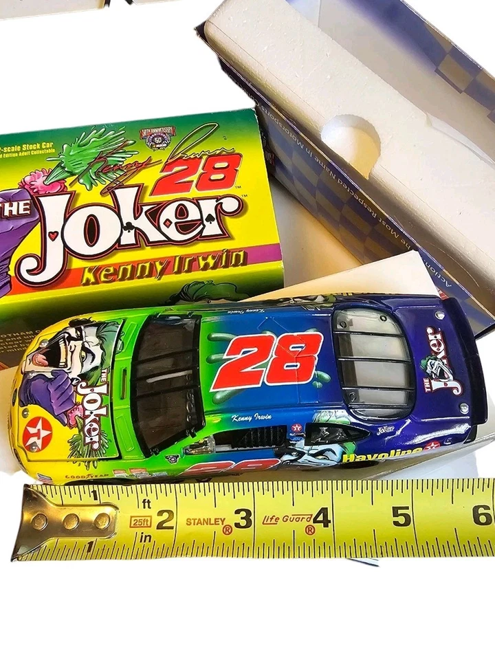 Vintage Nascar The Joker Kenny Irwin 1:32 Scale Stock Car Diecast 6" - Image 2 of 4