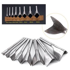 10-45mm V Shape Leather Craft Cutter Punch DIY Belt Wallet Strap Trimming Tool