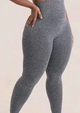 Shapermint essentials high waisted shaping leggings gray size/2X