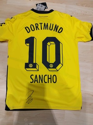 BVB Borussia Dortmund Trikot Sancho Signiert Gr. M