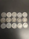 LOT OF 15 Roosevelt Silver Dimes 90% Silver Junk Silver $1.50 Face Value