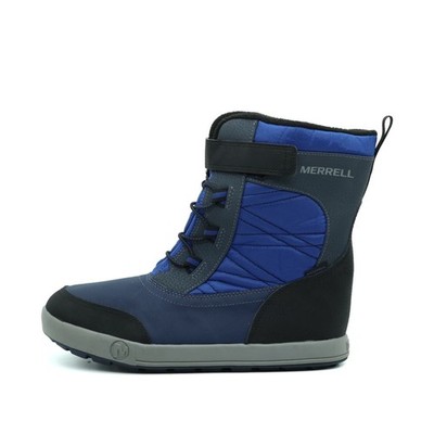 Merrell Damen MK267155 Stiefel Blau Schwarz Leder Outdoor Winterstiefel EU 37