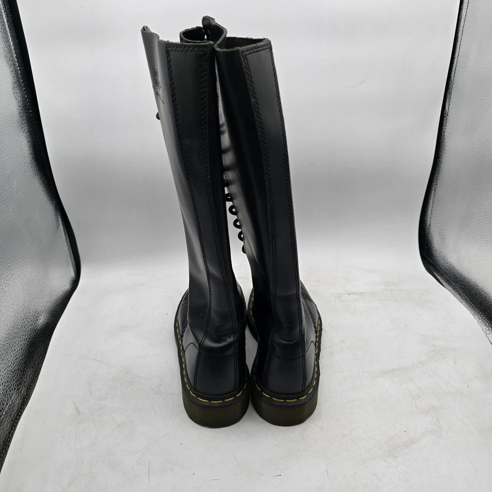 Botas Dr. Doc Martens 11300 20 Ojos Mujer US 6 Unisex Negras Con Cordones Combate RARAS Foto 4 de 4