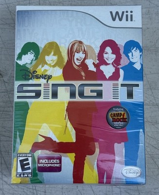 Disney Sing It Bundle with Microphone - Nintendo Wii, Factory Sealed Brand New
