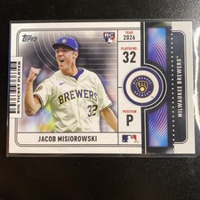 2026 Topps Series 1 Jacob Misiorowski RC # BTP-2 Big Ticket Player Insert