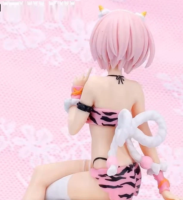Hentai Anime Figur Zero Ram im erotik rosa Tiger outfit Sexy Girl Figur 18+ - Bild 3 von 4