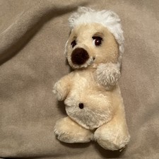 DAKIN Woofits Plush VTG 80s Stuffed Animal Toy Einstein Hair Sleepy Eye Toy 8 in