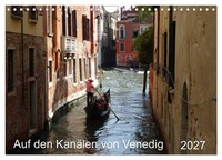 "Calendar 2027 · US Version · On The Canals Of Venice (Wall Calendar 2027 12\" × 8"