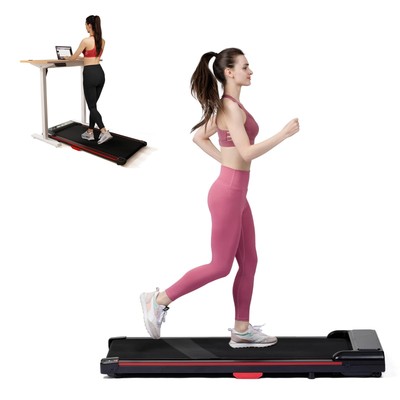 Walking Pad Under Desk Treadmill for Home, Portable Treadmill with Remote Con...
