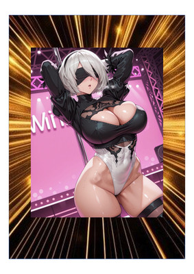 Yorha 2B Neir Nier Automata Custom Waifu Anime ACG Goddess Card