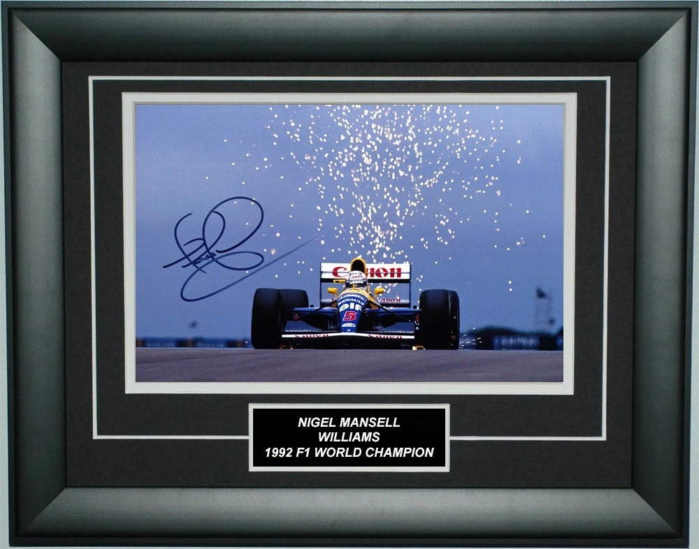Nigel Mansell Formula 1 Original Autographed Items for sale | eBay