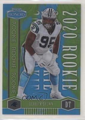 2020 Panini Honors 2004 Rookies Green Prizm 5/25 Derrick Brown #23 RC 09bq