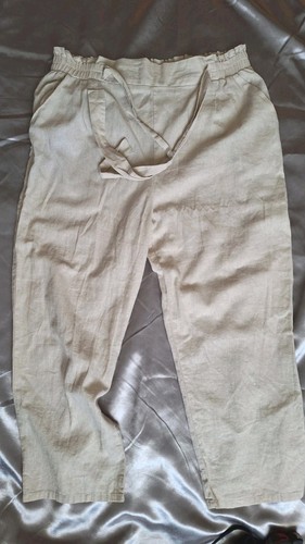Pantalones de rayón de lino 3X para mujer nuevos con etiquetas - Imagen 1 de 8