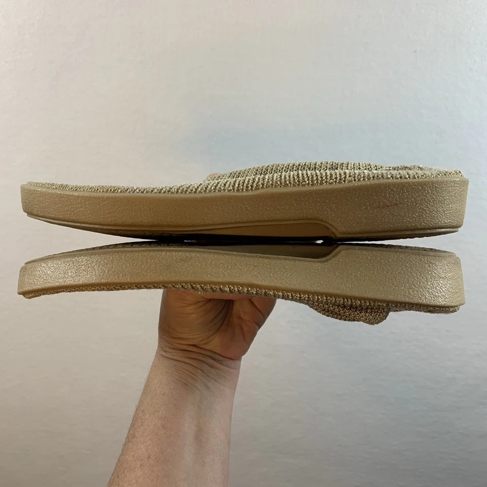 Sapatilhas Arcopedico femininas de náilon malha elástica bailarina UE 40 bege viagem Ergo - Imagem 4 de 4