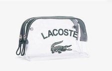 Lacoste Anna Transparent Cosmetic Toiletry Bag New Sealed SOLD OUT