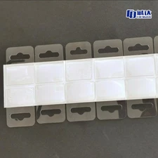 2 Stripes 40 Pecs, PLASTIC SELF ADHESIVE STICK HOOK HANG TABS TAG HANGERS 99-269