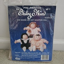 Raymar 6921903 Pre-Printed Baby Skin for Soft Sculpture Doll Crafting OPEN 