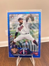 Simeon Woods Richardson Topps chrome Rookie Card 42/125 Minnesota Twins. rookie card picture