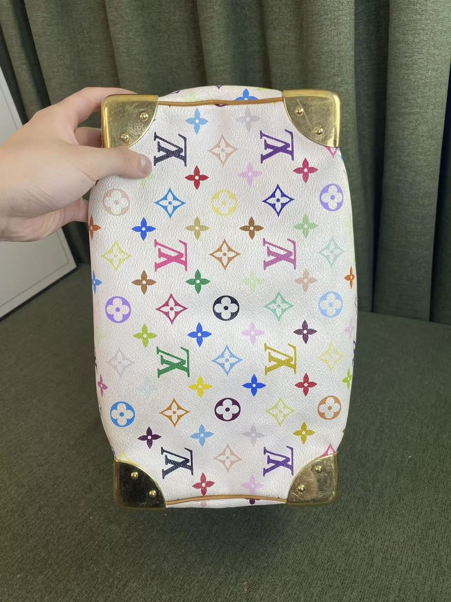 Louis Vuitton x Takashi Murakami Speedy 30 White Multicolore