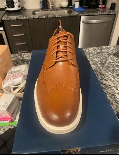 Cole Haan Men's Original Grand Wingtip Oxford C26471-WoodBury/Ivory … New !