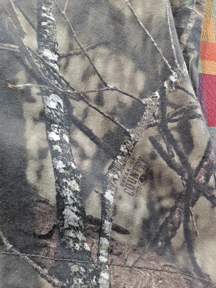 Mossy Oak Cargo Camo Hunting Pants XL Realtree 3D Break Up Country Elastic 2015 - Image 4 of 4