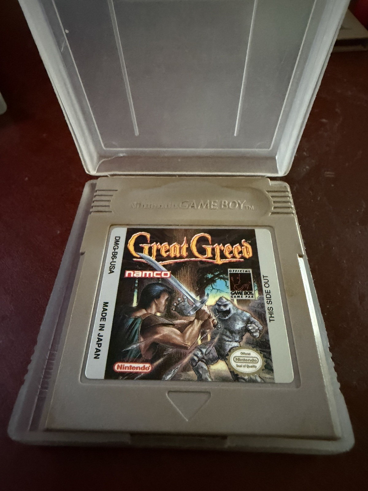 Namco Great Greed Nintendo Game Boy - Tested/Working -  Cartridge