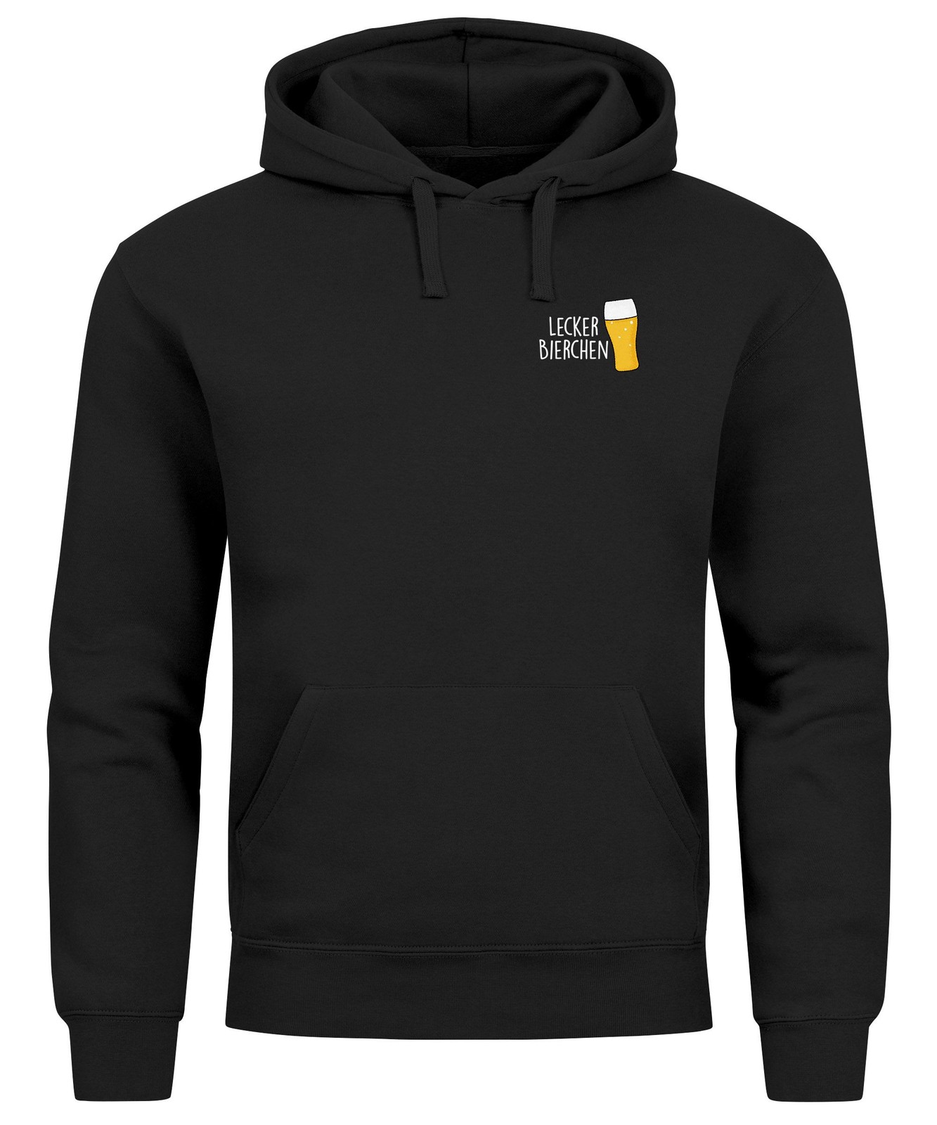 Hoodie Herren fr das Oktoberfest Lecker Bierchen Brustprint Ersatz Tracht 8890₽