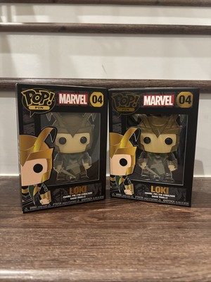 Funko POP Pin! Enamel Pins Lot Of 2 Marvel Loki #04