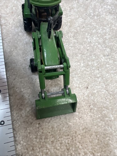 John Deere Diecast Tractor With Mower And Bucket Ertl 1/64 Scale C15 - Picture 7 of 10