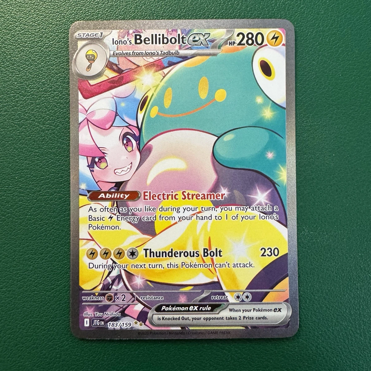Iono's Bellibolt Ex Pokémon TCG Cards for sale | eBay