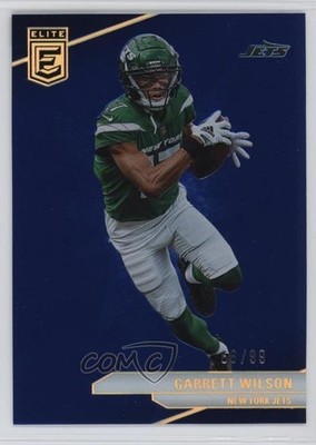 2024 Panini Donruss Elite Blue /99 Garrett Wilson #16 11oh