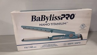 BaBylissPRO Nano Titanium 1¾ / 44mm Digital Ionic Flat Iron BNT4094TUC