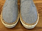 Womens *SODA* Slip On Espadrille Platform Loafers Gray Canvas Flats Shoes Size 8 — photo 3