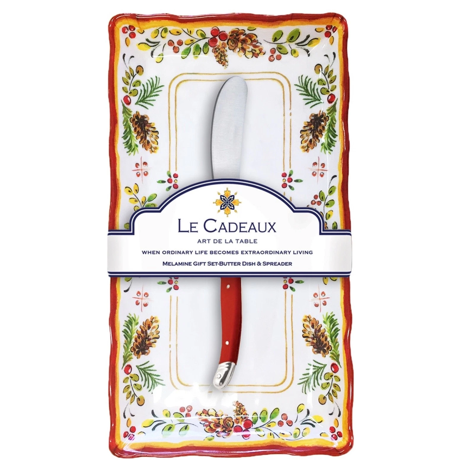 Le Cadeaux Noelle Butter Dish - Thumbnail 2