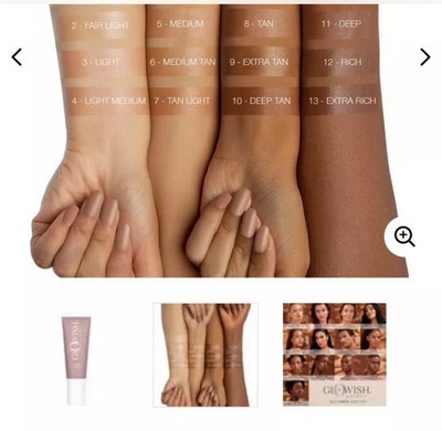 HUDA BEAUTY GLOWISH MULTI DEW SKIN TINT 40ml SHADE 11 DEEP NEU IN OVP KOSTENLOSER VERSAND 