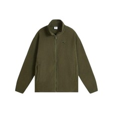 PUMA Sports Casual Stand Collar Zipper Long Sleeve Fleece Jacket