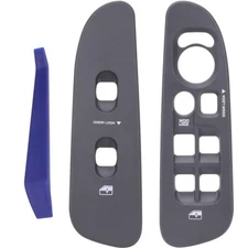 Window Control Switch Panel Bezel for 02-09  Dodge Ram 1500 2500 3500 Gray Color