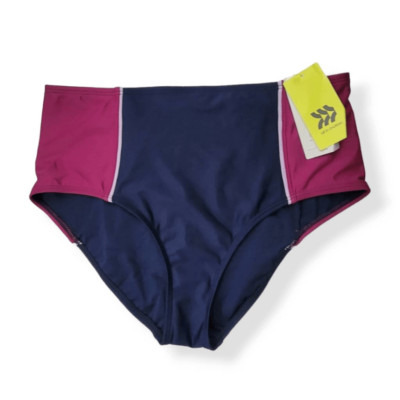 All in Motion Color Block Medium Coverage Bikini Bottom Medium 8-10