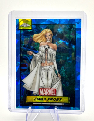 2024 Topps Chrome Sapphire Marvel Emma Frost #7