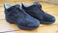 Hogan Women's Black Wedge Trainers UK 3
