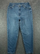 Vintage 90s Lee Jeans Womens 32 Blue High Rise Medium Wash Denim Ladies