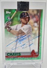 Michael Chavis 2019 Topps Clearly Authentic Green /99 #CAA-MC Rookie Auto RC