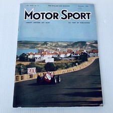 Vintage UK Motor Sport Magazine Speed Brooklands Gazette Vol XXXV No 11 Nov 1959