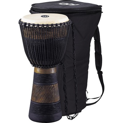 Meinl Earth Rhythm Original African-Style Rope-Tuned Wood Djembe with Bag Large