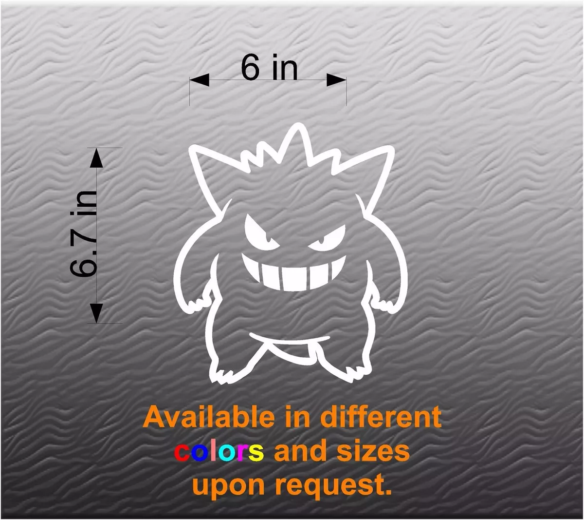 Heartless #094 Gengar Shiny Sticker – Mike Rodriguez Graphics