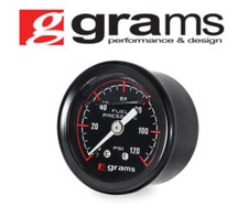 Grams Fuel Pressure Gauge 0-120psi Universal G2-99-1200